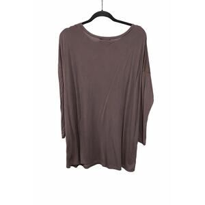 PIKO Medium Green Earth Taupe Oversized Tunic Boho Minimalist Soft